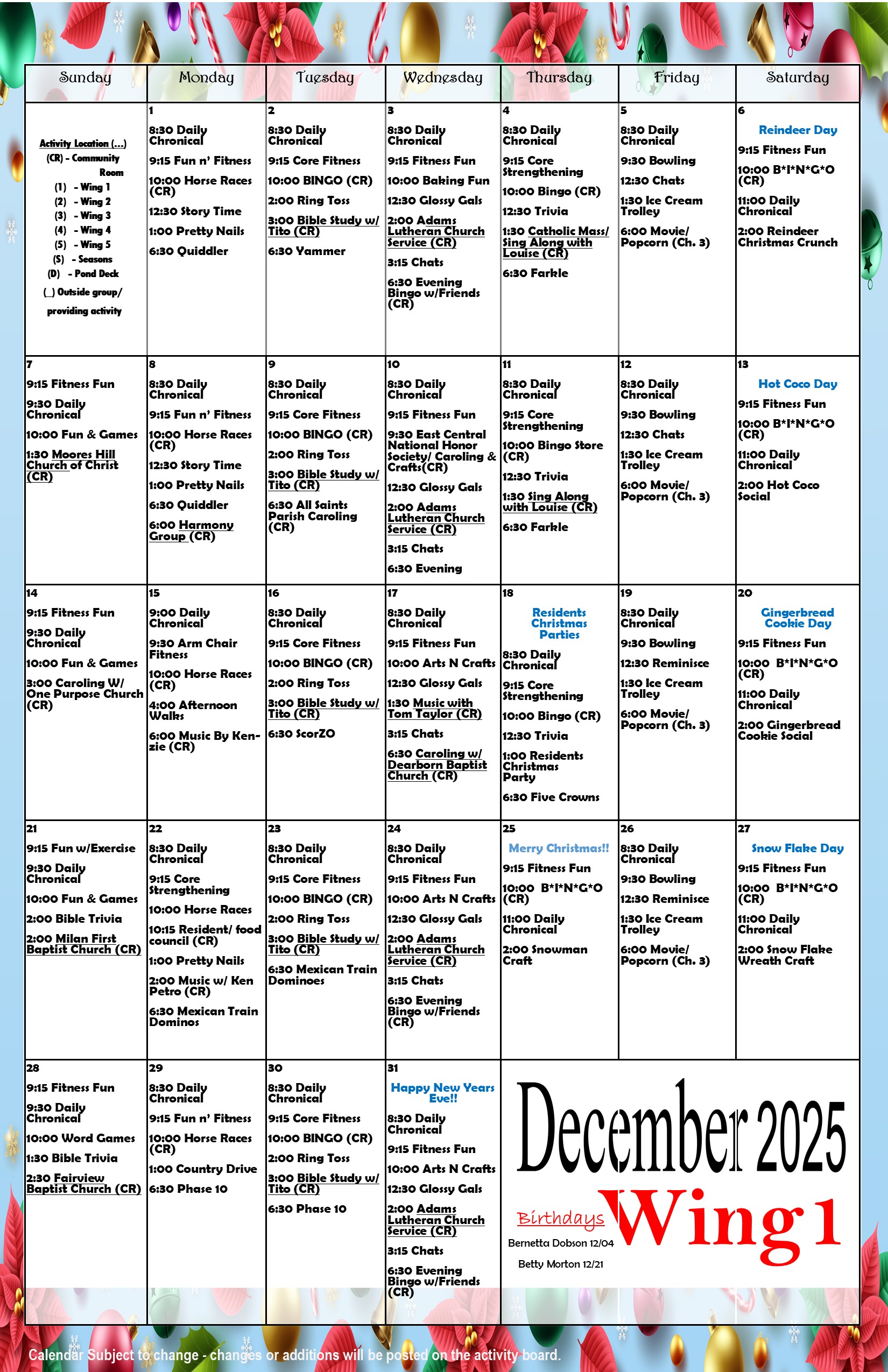 December wing 1 2025